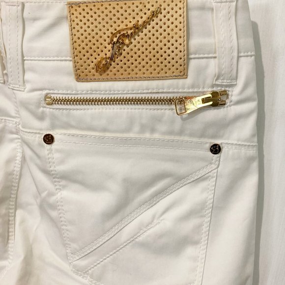 Montecore women's 40 IT double zipper back pocket long fit trouser pants 28x36 - Picture 3 of 8